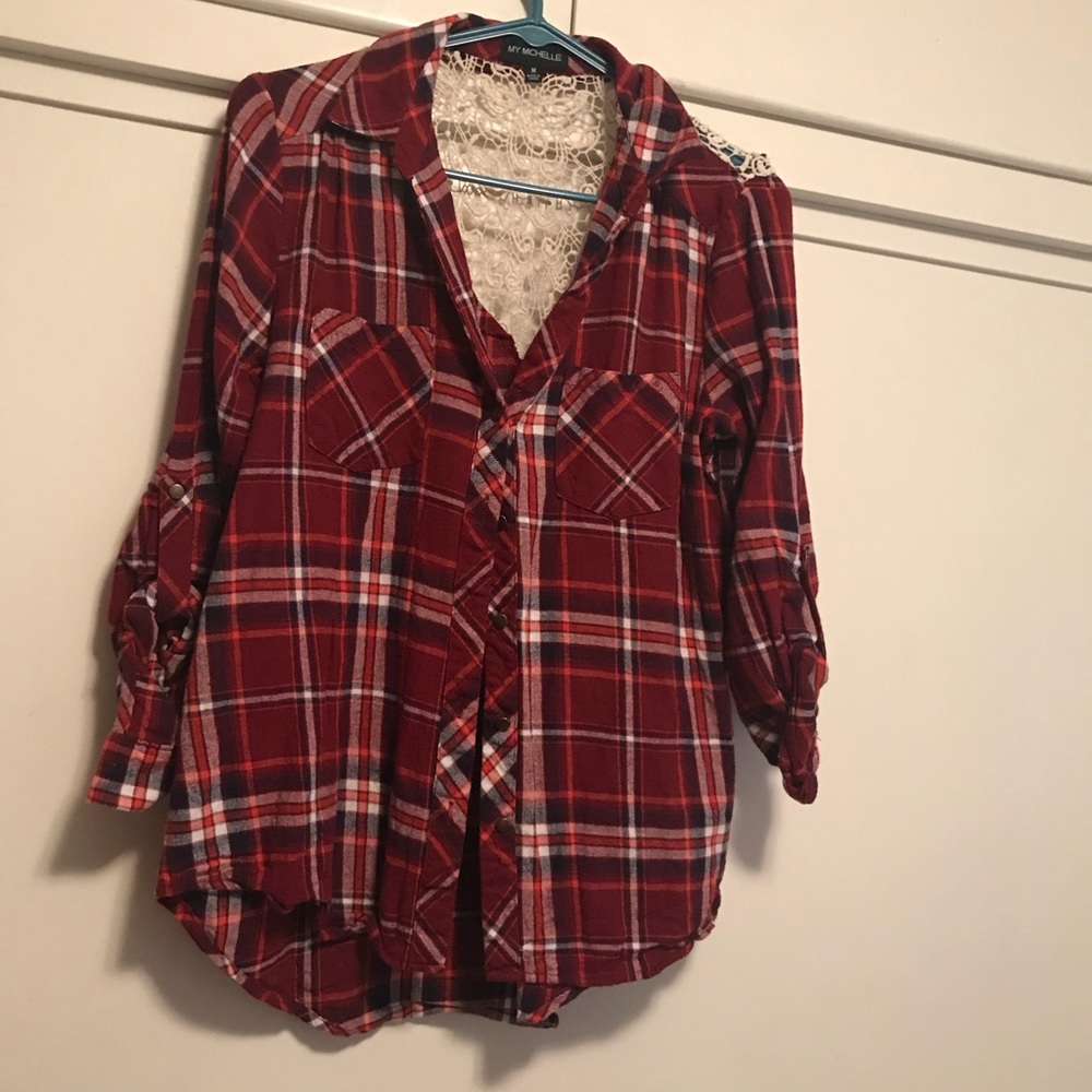 Cute, plaid shirt.